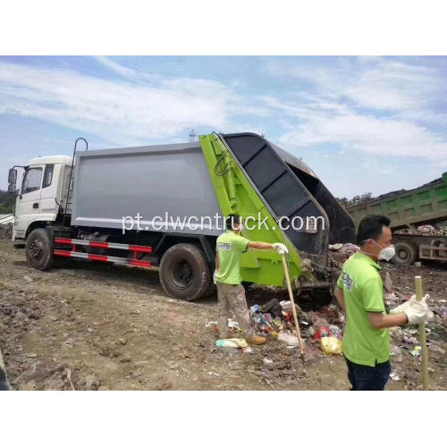 Caminhão novo do processo do desperdício de Dongfeng 180hp 14cbm